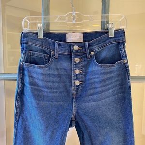 Everlane Authentic Stretch High Rise Skinny EUC